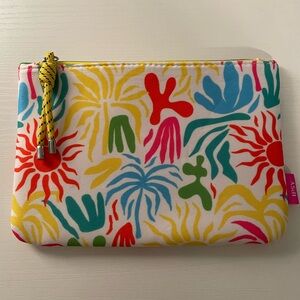 Colorful Ipsy makeup bag